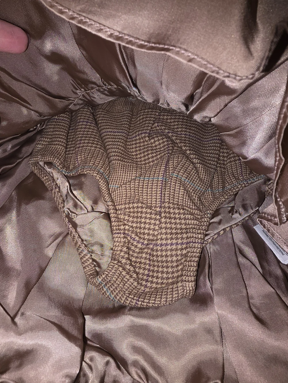 Ralph Lauren Classic Brown Plaid Smocked Front Girls Dress Size 18 Months